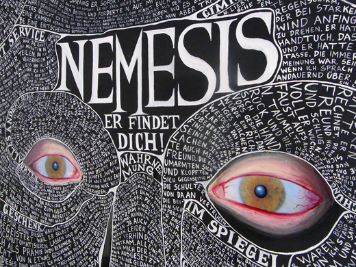 Paule Hammer, Nemesis, detail, 2010